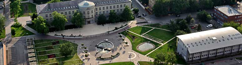 A Dunaújvárosi Egyetem látképe